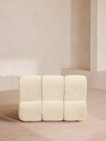 Noelle Modular Armchair - Velvet Porcelain - Images - Thumbnail 4