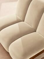 Noelle Modular Armchair - Velvet Porcelain - Images - Thumbnail 6