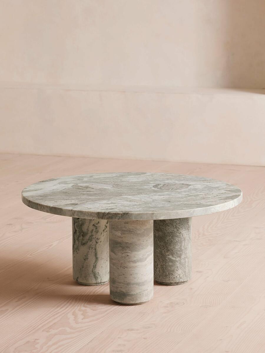 Tisbury Coffee Table - Terra Bianca Marble - Listing - Image 1