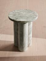 Tisbury Side Table - Terra Bianca Marble - Listing - Thumbnail 2