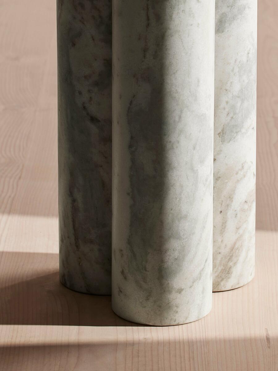 Tisbury Side Table - Terra Bianca Marble - Images - Image 5