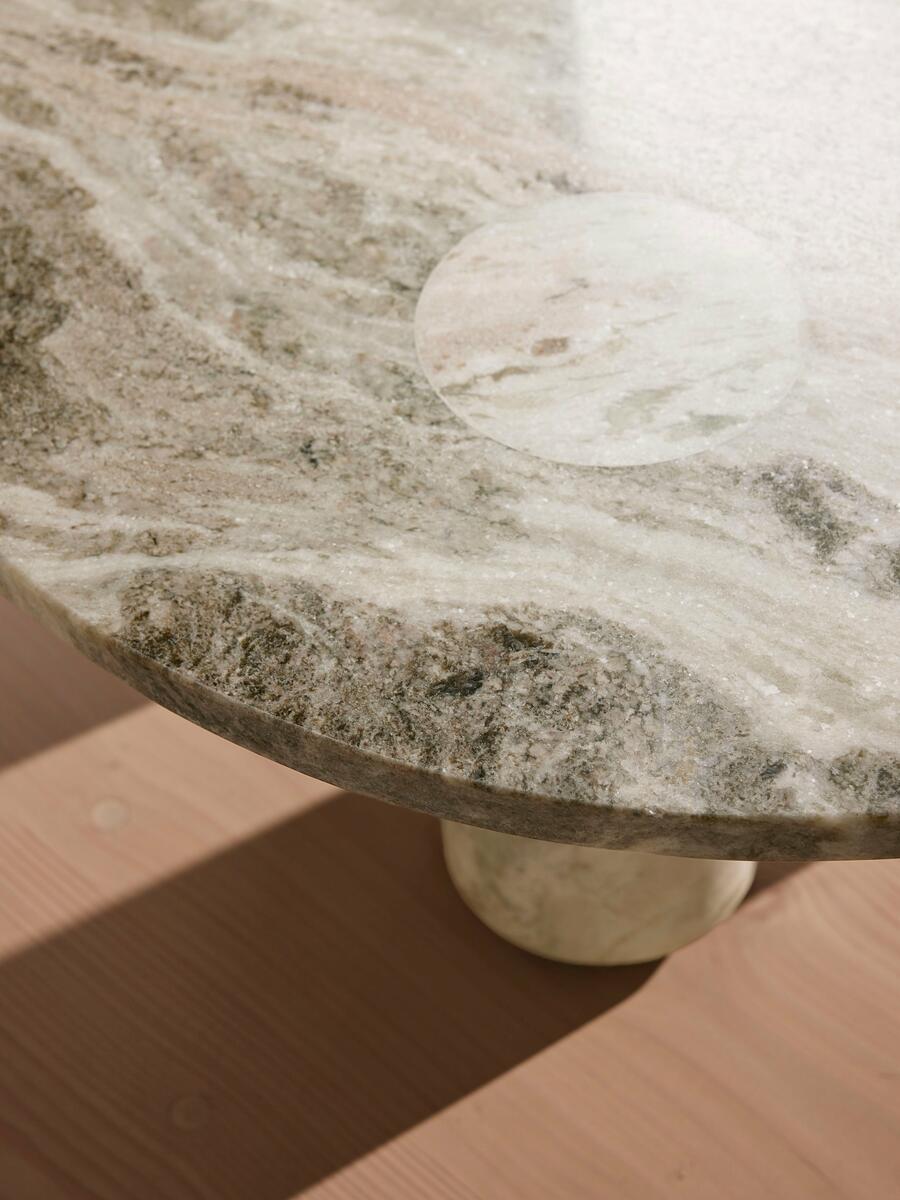 Tisbury Coffee Table - Dark Terra Bianca Marble - Images - Image 7