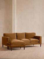 Reya Chaise-end Sofa - Velvet - Mustard - Listing - Thumbnail 2