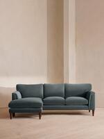 Reya Chaise-end Sofa - Velvet - Grey Blue - Listing - Thumbnail 1