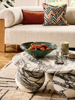 Oxley Coffee Table - Arabescato Corchia Marble - Lifestyle - Thumbnail 1