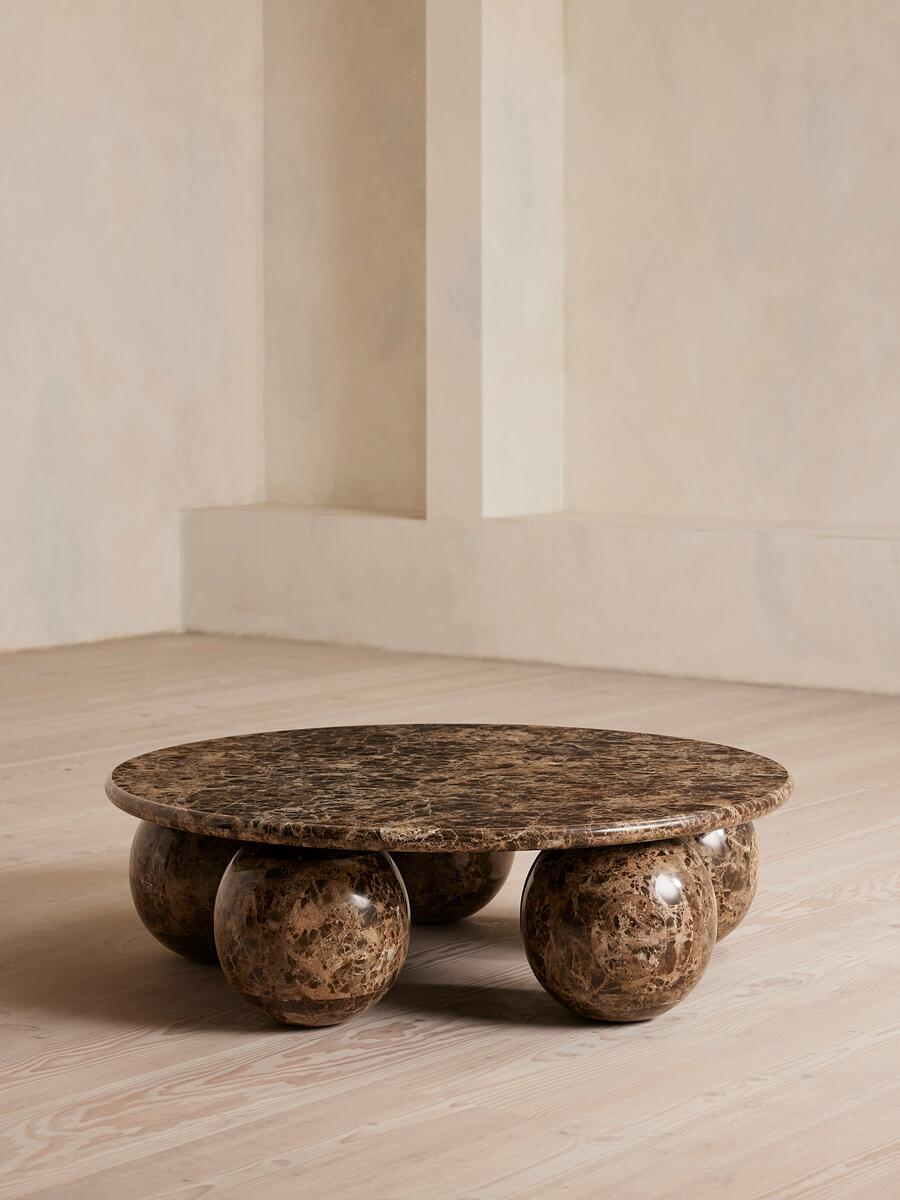 Oxley Coffee Table - Large - Dark Emperador - Listing - Image 1