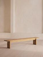 Calne Bench - Golden Oak - 300cm - UK - Listing - Thumbnail 1