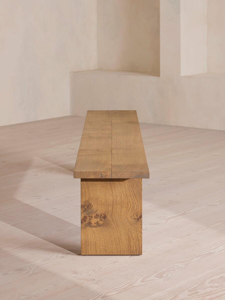 Calne Bench - Golden Oak - 300cm - UK - Images - Image 3