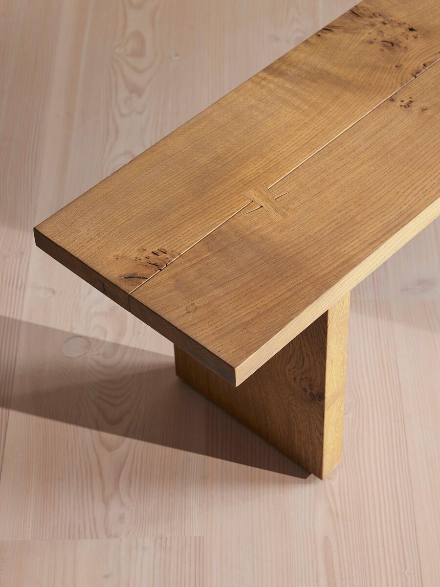 Calne Bench - Golden Oak - 300cm - UK - Images - Image 4