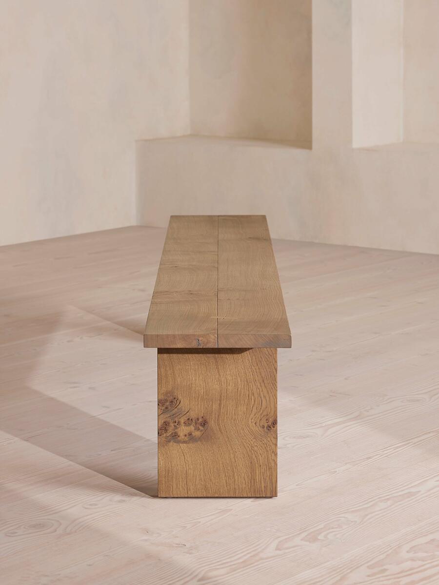 Calne Bench - Light Oak - 300 cm - Images - Image 3