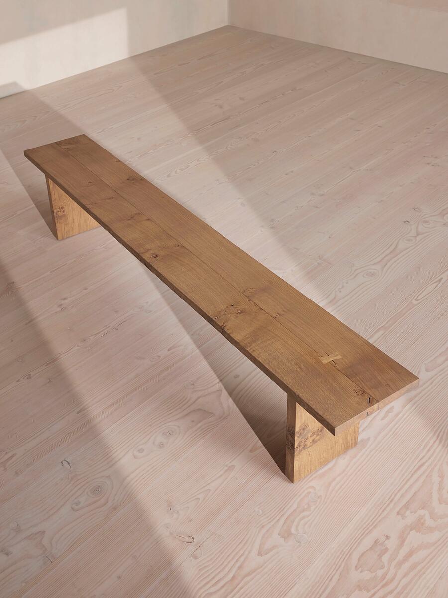 Calne Bench - Light Oak - 300 cm - Images - Image 6