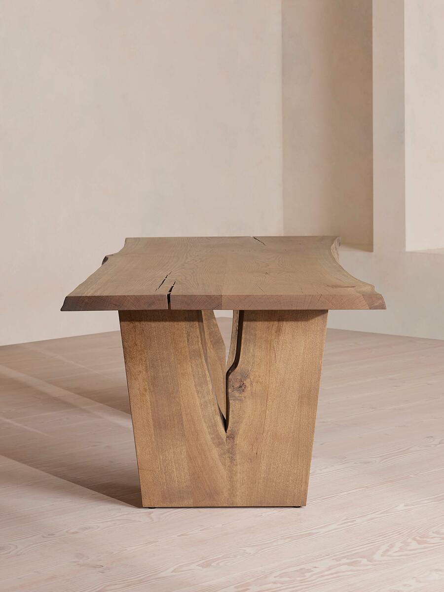 Calne Dining Table - Light Oak - 300cm - UK - Images - Image 3