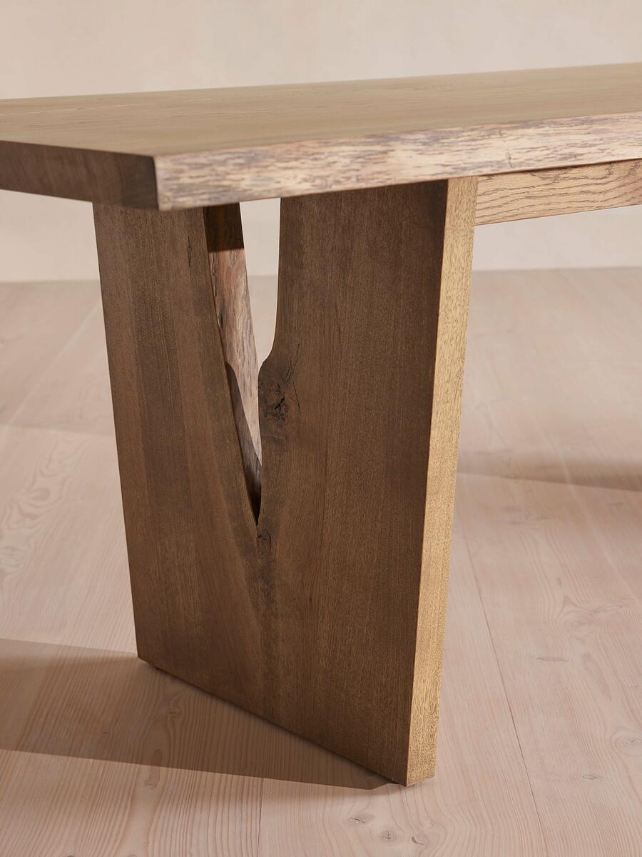 Calne Dining Table - Light Oak - 300cm - UK - Images - Image 5