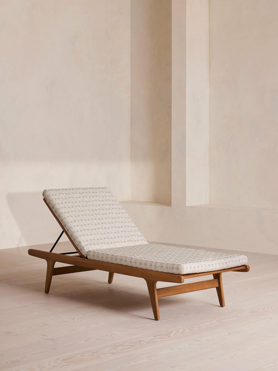 Noah Lounger - Geometric - Grey - UK - Listing - Image 1