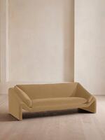 Amble Three Seater Sofa - Velvet - Camel - Listing - Thumbnail 2