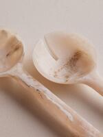 Henrietta Resin Salad Servers - White - Set of Two - Images - Thumbnail 3