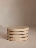 Baylis Travertine Coasters - Set of Four with Holder - Listing - Thumbnail 2