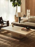 Ramsey Coffee Table - Travertine - Lifestyle - Thumbnail 1