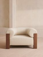 Eldon Armchair - Walnut - Boucle - Listing - Thumbnail 2