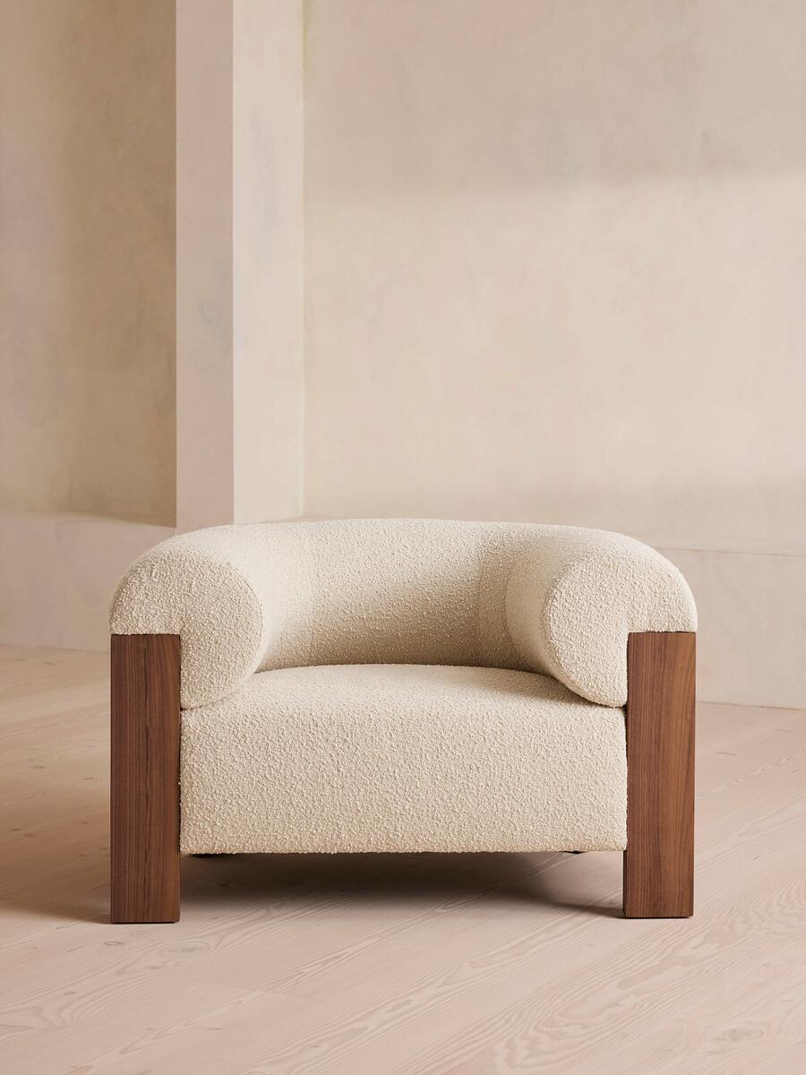 Eldon Armchair - Walnut - Boucle - Listing - Image 2