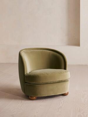 Blair Tub Armchair - Velvet - Lichen - Listing Image