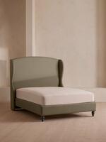 Rivas Bed - King - Linen - Sage - Listing - Thumbnail 1