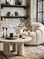 Tisbury Coffee Table - Terra Bianca Marble - Lifestyle - Thumbnail 6